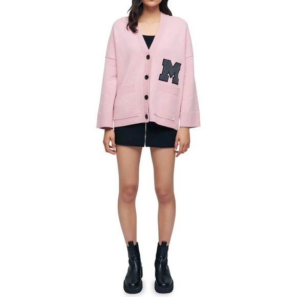 Maje Maissa M Patch College Cardigan | Poshmark