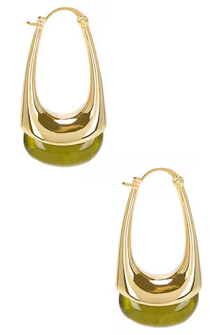 SHASHI Elysee Hoop in Gold from Revolve.com | Revolve Clothing (Global)