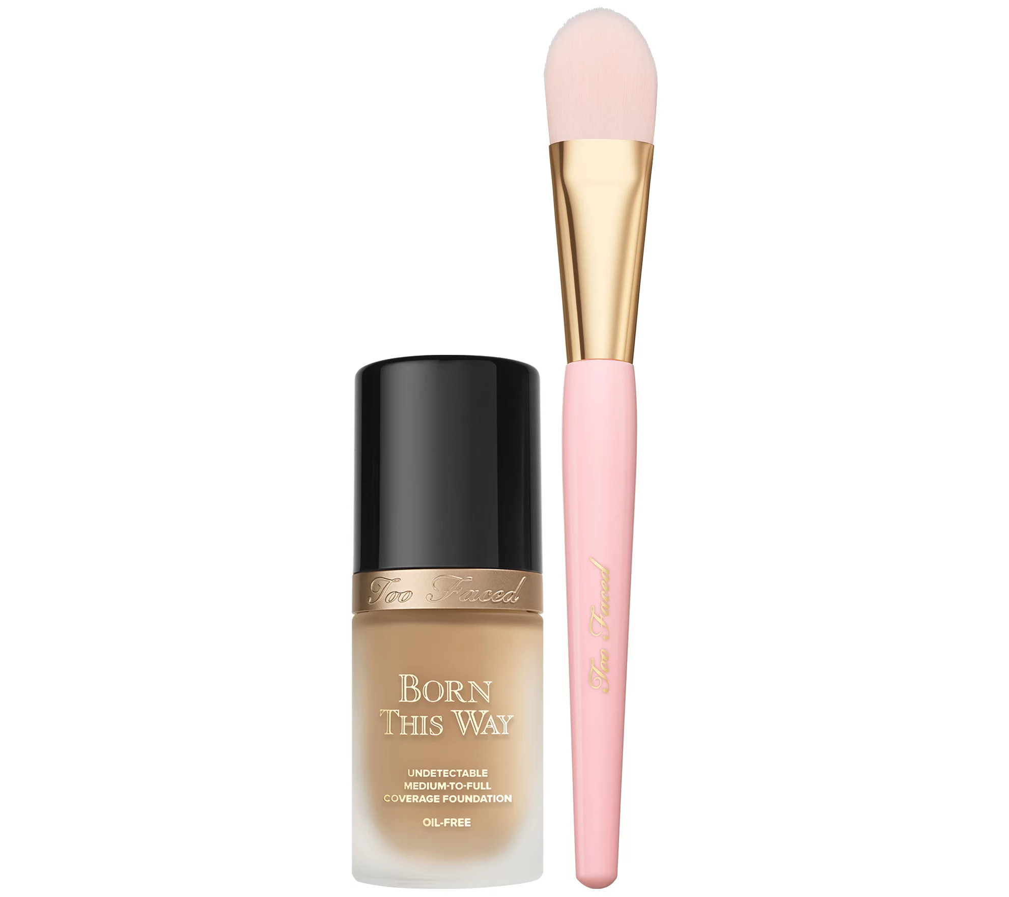 Too Faced Born This Way Liquid Foundation w/ Brush | QVC