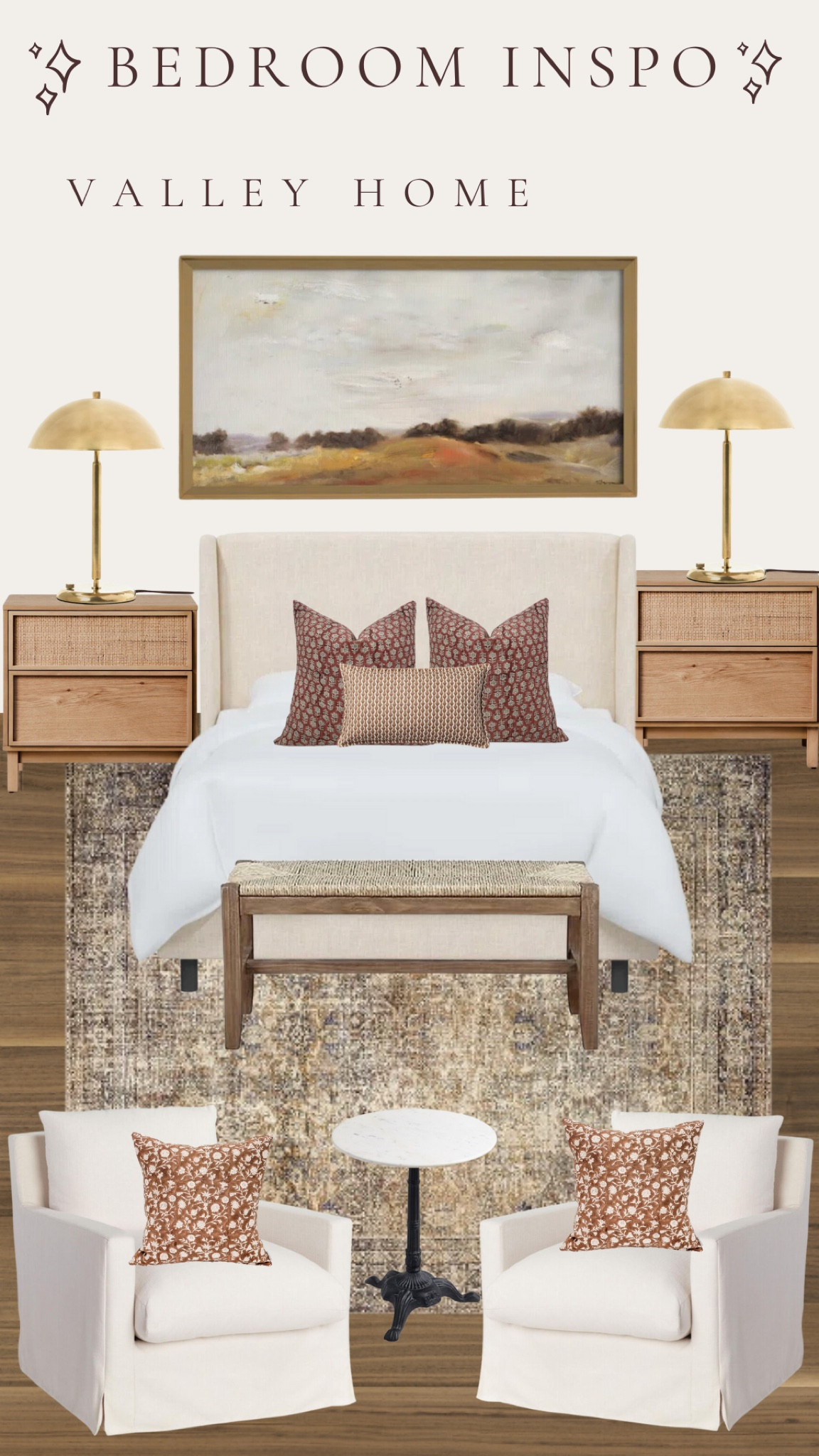 Warm earthy tones bedroom styling

Modern organic
Transitional decor

#LTKhome