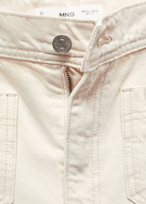 Wideleg jeans with pockets -  Women | Mango USA | MANGO (US)