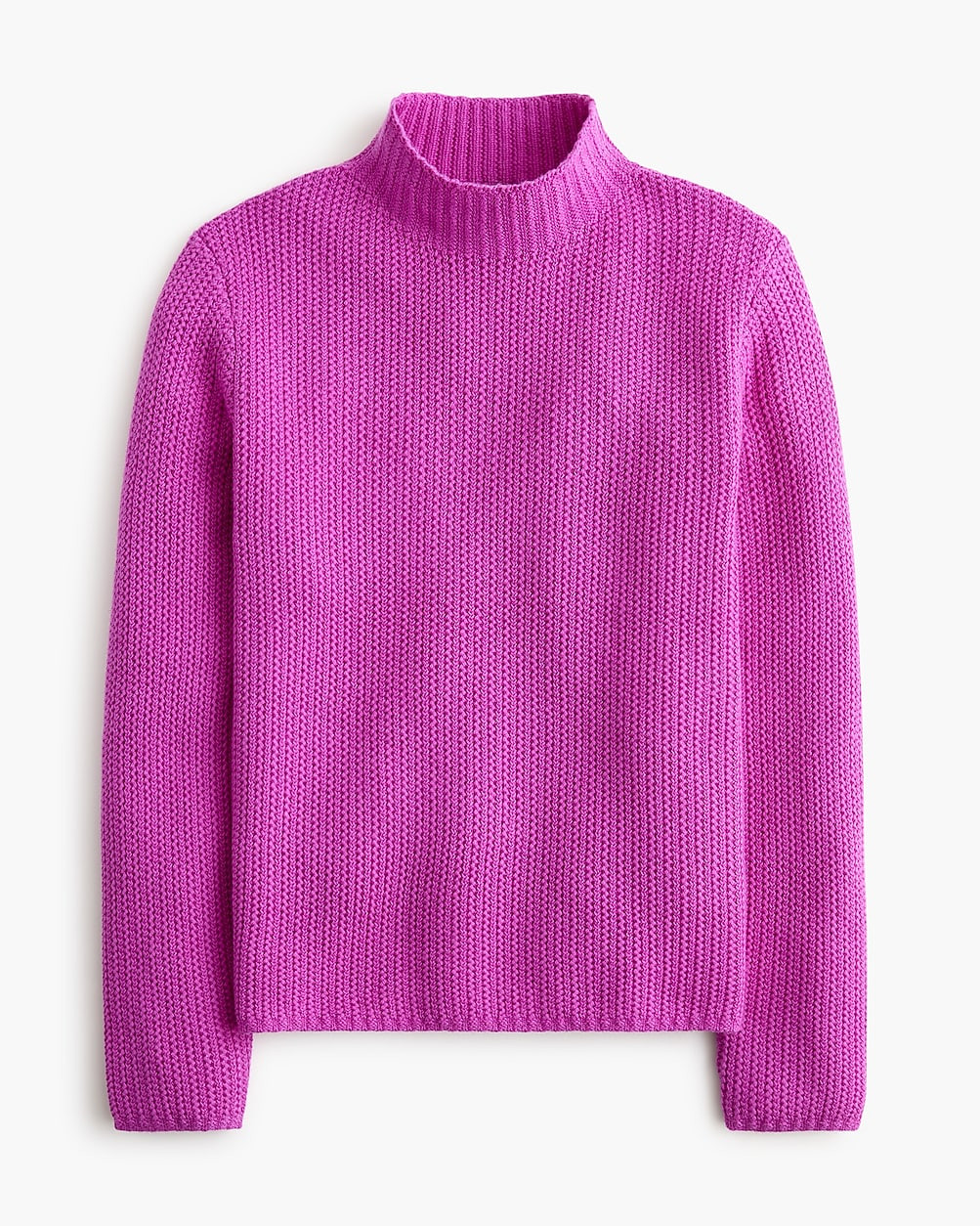 Cotton-blend mockneck sweater | J.Crew Factory
