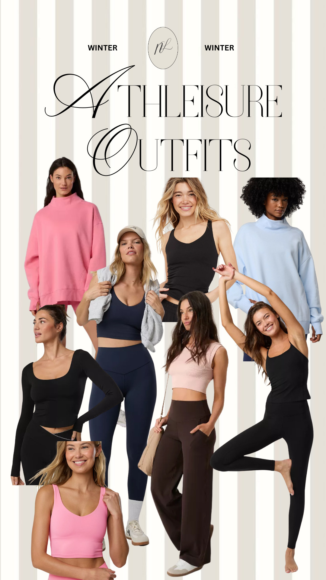 Winter athleisure and activewear outfit inspo from aerie 

 

#LTKootd #LTKActive #LTKU