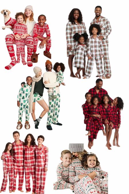 Family matching Christmas pajamas. 

#LTKfamily #LTKunder50 #LTKHoliday