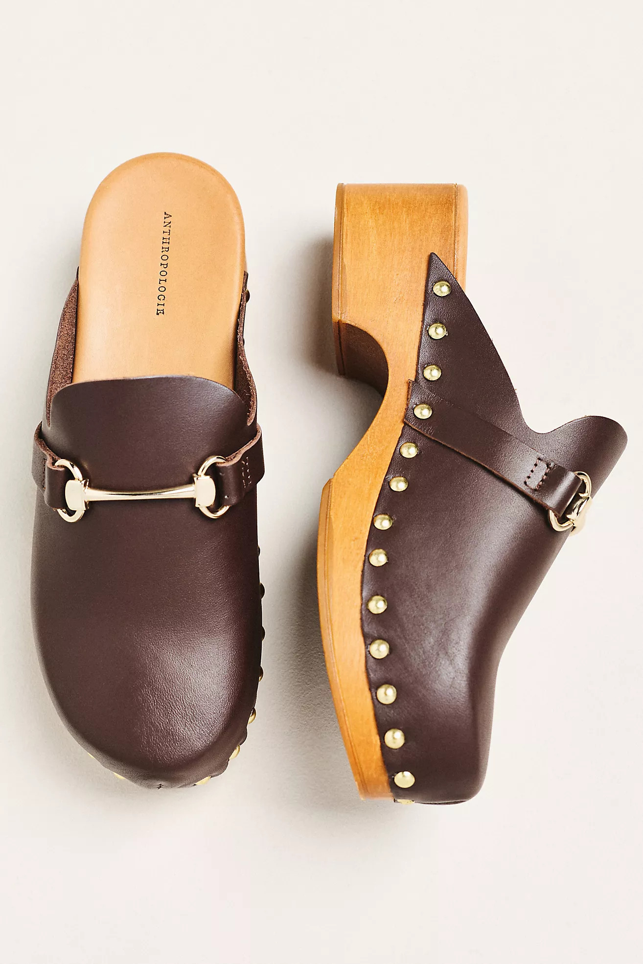 By Anthropologie Studded Horse-Bit Clogs | Anthropologie (US)