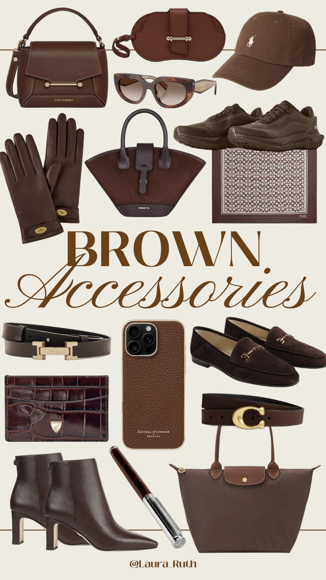 The perfect autumn shade 🤎 From rich chocolate accessories to timeless leather details, brown is the colour to be wearing this coming season. 🍂✨ 

 #LTKautumn #LTKshoes #LTKbag