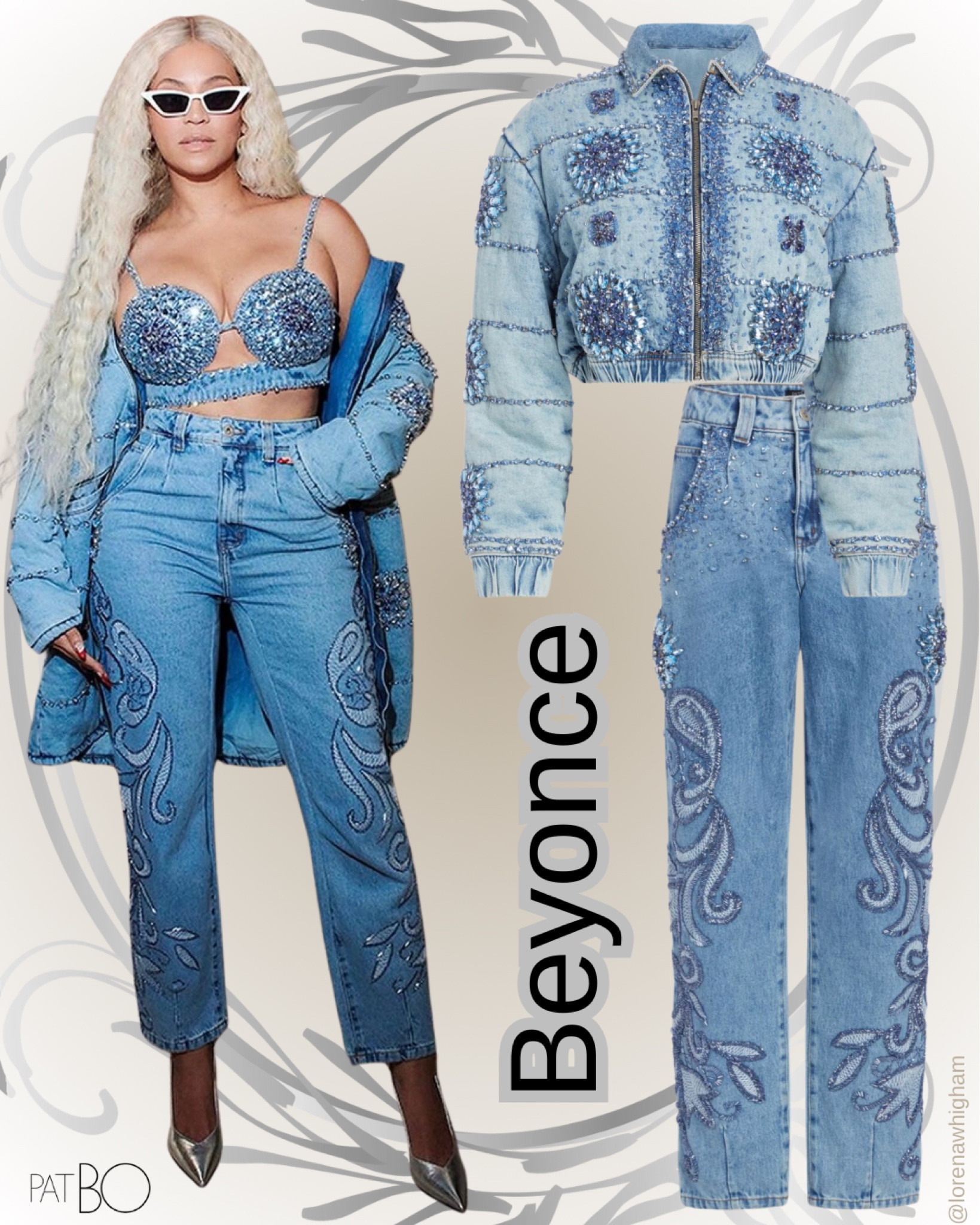 The Queen Bee 🐝 
Beyonce wearing PATBO denim collection 💙



Beyonce PatBo Denim Jeans Luxury 
#patbo #ltkbrasil #streetstyle #ltkstyle #ltkgift #ltkparties #denim #beyonce #embrodery #handmade #brazil #celebrities #patbodenim #jeans

#LTKparties #LTKstyletip #LTKover40