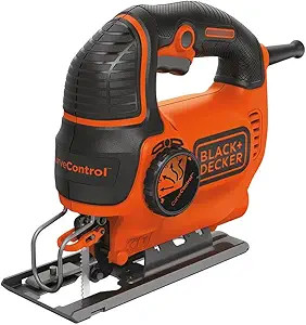 BLACK+DECKER Jig Saw, 5-Amp, 3,000 Blade Speed, 45 Degree Beveled Cuts, ¾-Inch Orbital Blade, 4 ... | Amazon (US)