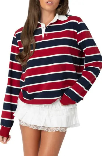 Hanna Stripe Rugby Shirt | Nordstrom