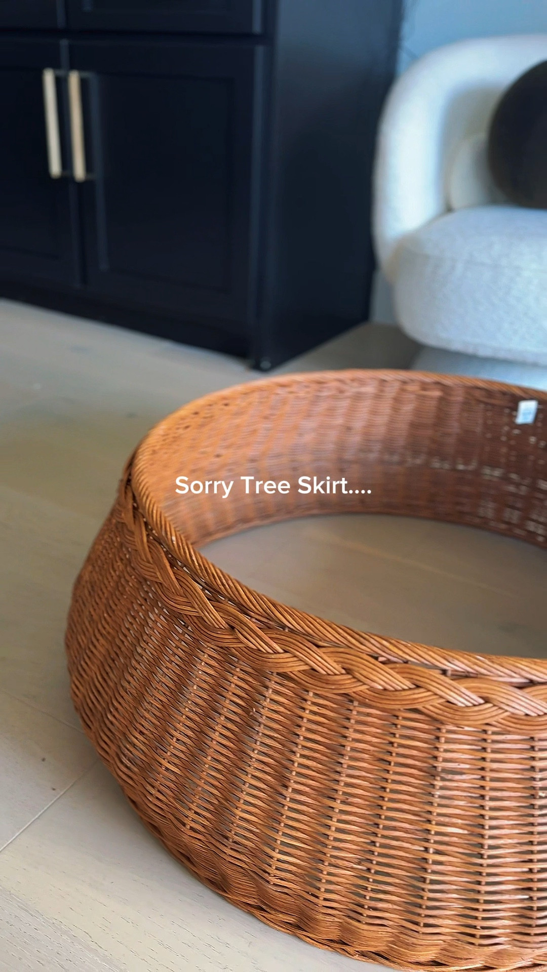 Modern Christmas tree skirt alternative 🤎 Instead of a traditional skirt, I used a woven basket to give my tree a cozy, elevated look.

Shop this exact basket below ⬇️

#neutralholidaydecor #modernchristmastree #christmastreebasket #minimalistchristmas #holidayhomeinspo #ltkholiday #ltkhome #ltkchristmas #cozyneutralhome #holidaystyling

#LTKHoliday #LTKSeasonal #LTKHome