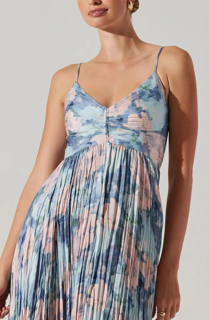 ASTR the Label Maeve Floral Midi Sundress | Nordstrom | Nordstrom