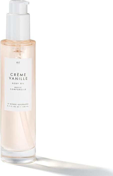 Le Monde Gourmand Crème Vanille Perfumed Body Oil for Women, Creamy Apricot, Jasmine Petals & Br... | Amazon (US)