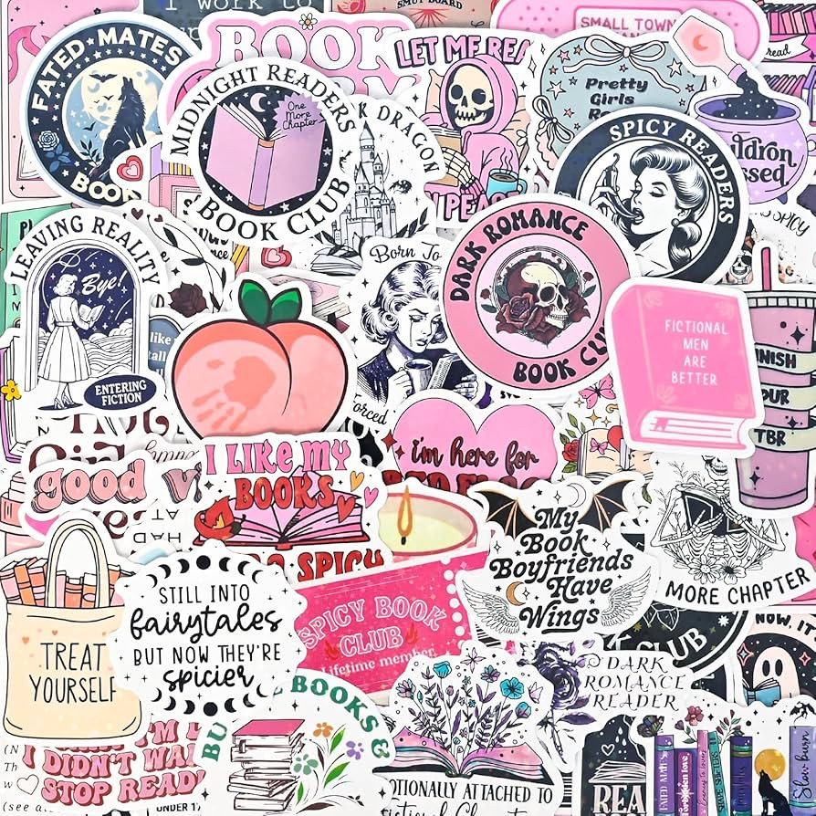 150 PCS Kindle Stickers, Holographic Book Sticker for Adults, Waterproof Kindle Accessories for L... | Amazon (US)