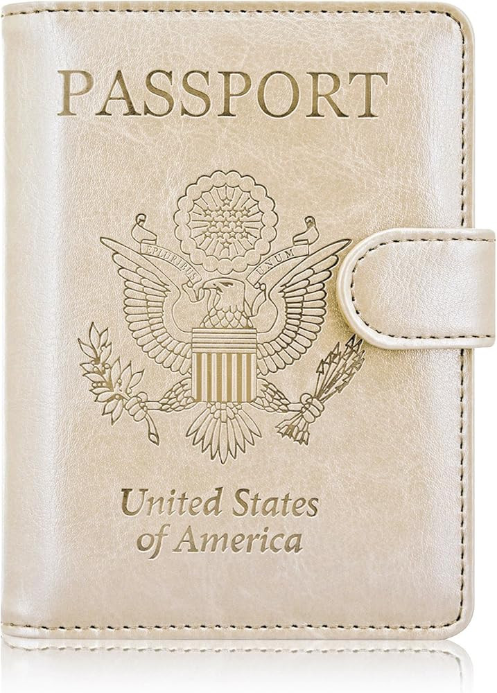 Passport Holder Cover, ACdream Protective Premium Leather RFID Blocking Wallet Travel Case for Pa... | Amazon (US)