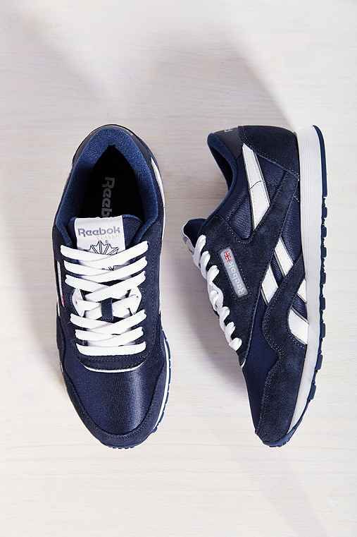 Reebok Classic Running Sneaker,NAVY,8.5 | Urban Outfitters US