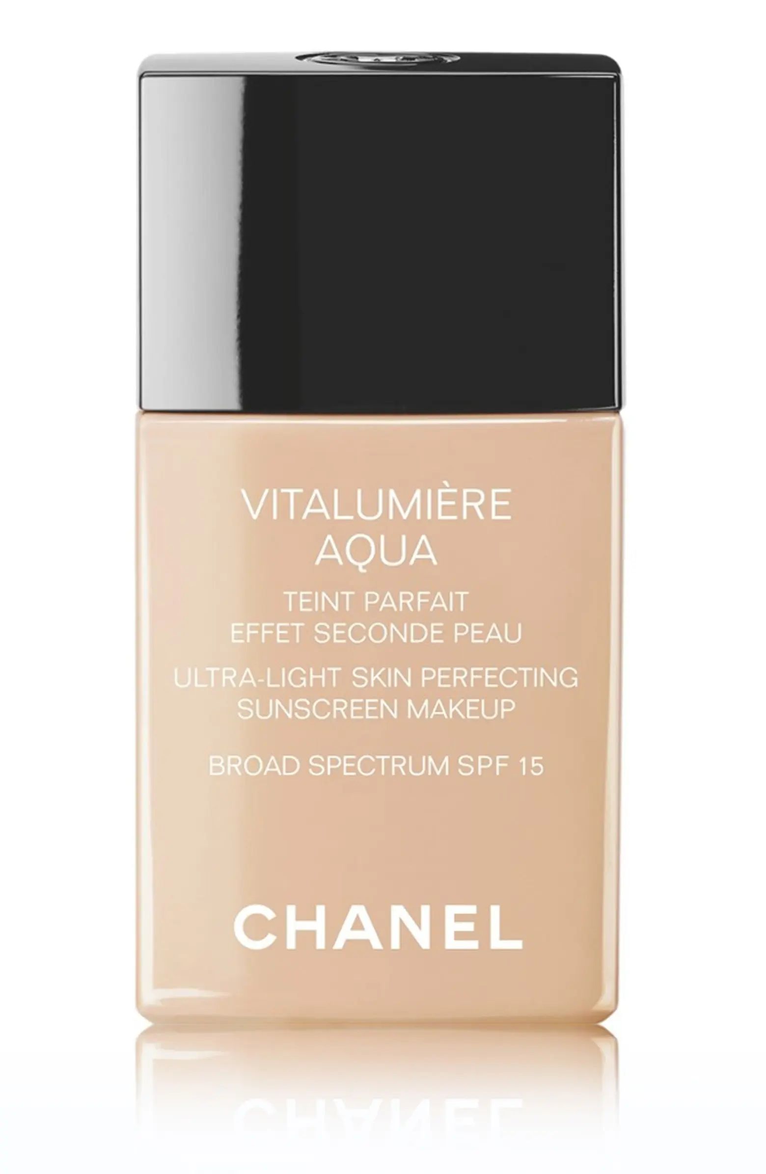 CHANEL VITALUMIÈRE AQUA Ultra-Light Skin Perfecting Sunscreen Makeup Broad Spectrum SPF 15 Hybri... | Nordstrom