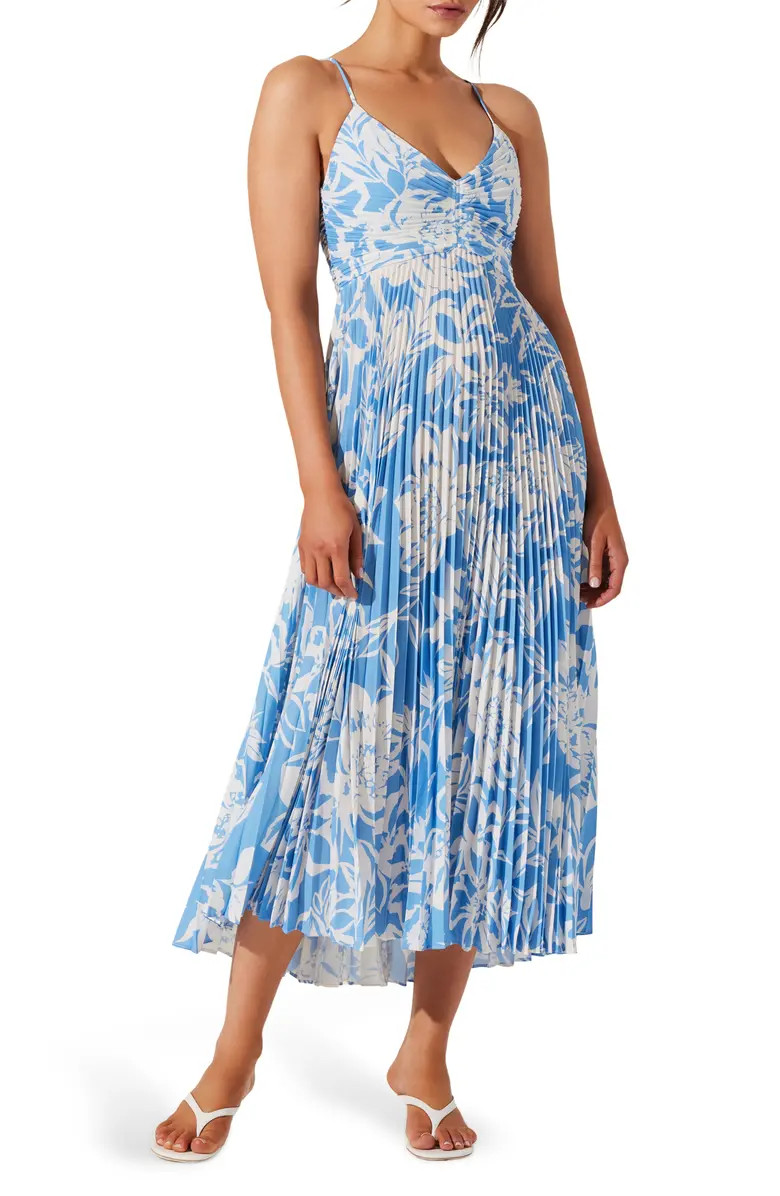 ASTR the Label Blythe Pleated Maxi Dress | Nordstrom | Nordstrom