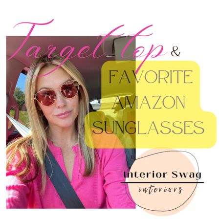 Target top, comes in other colors and sharing some Amazon sunglasses
Oversized sunglasses, aviator sunglasses, waffle knit top, belt bag

#LTKsalealert #LTKstyletip #LTKunder50