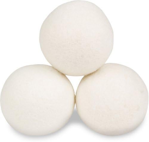 Smart Sheep Wool Dryer Balls 3-Pack - XL Premium Natural Fabric Softener Award-Winning - Wool Bal... | Amazon (US)