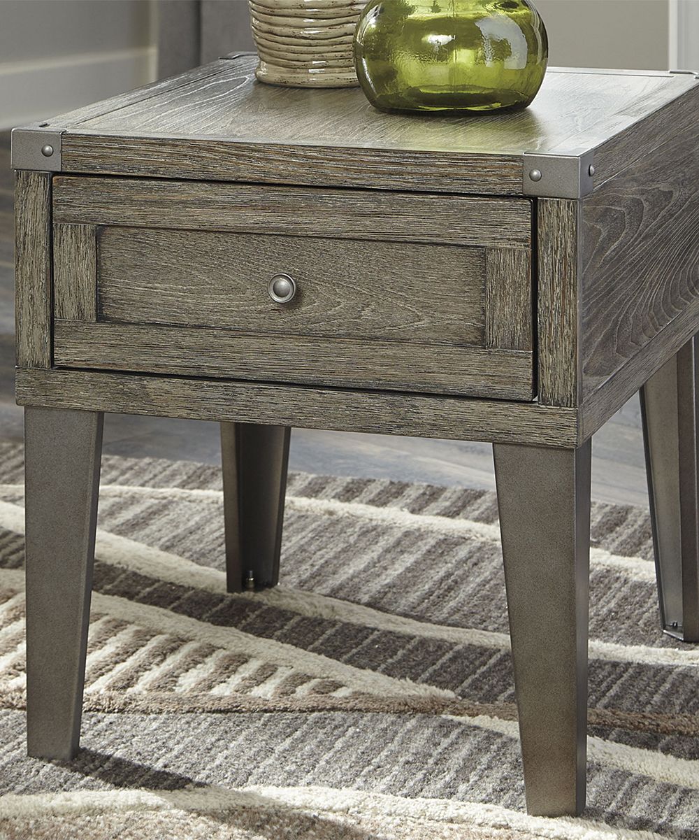 Signature Design by Ashley Furniture Console and Sofa Tables Rustic - Brown Chazney End Table | Zulily