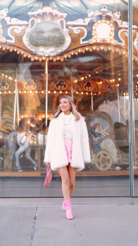 Pink and white outfit worn in Brooklyn for a girls day💖🎀💅🏼

#LTKstyletip #LTKfindsunder100 #LTKVideo