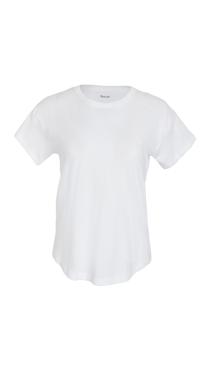 Whisper Cotton Rib Crewneck Tee | Shopbop