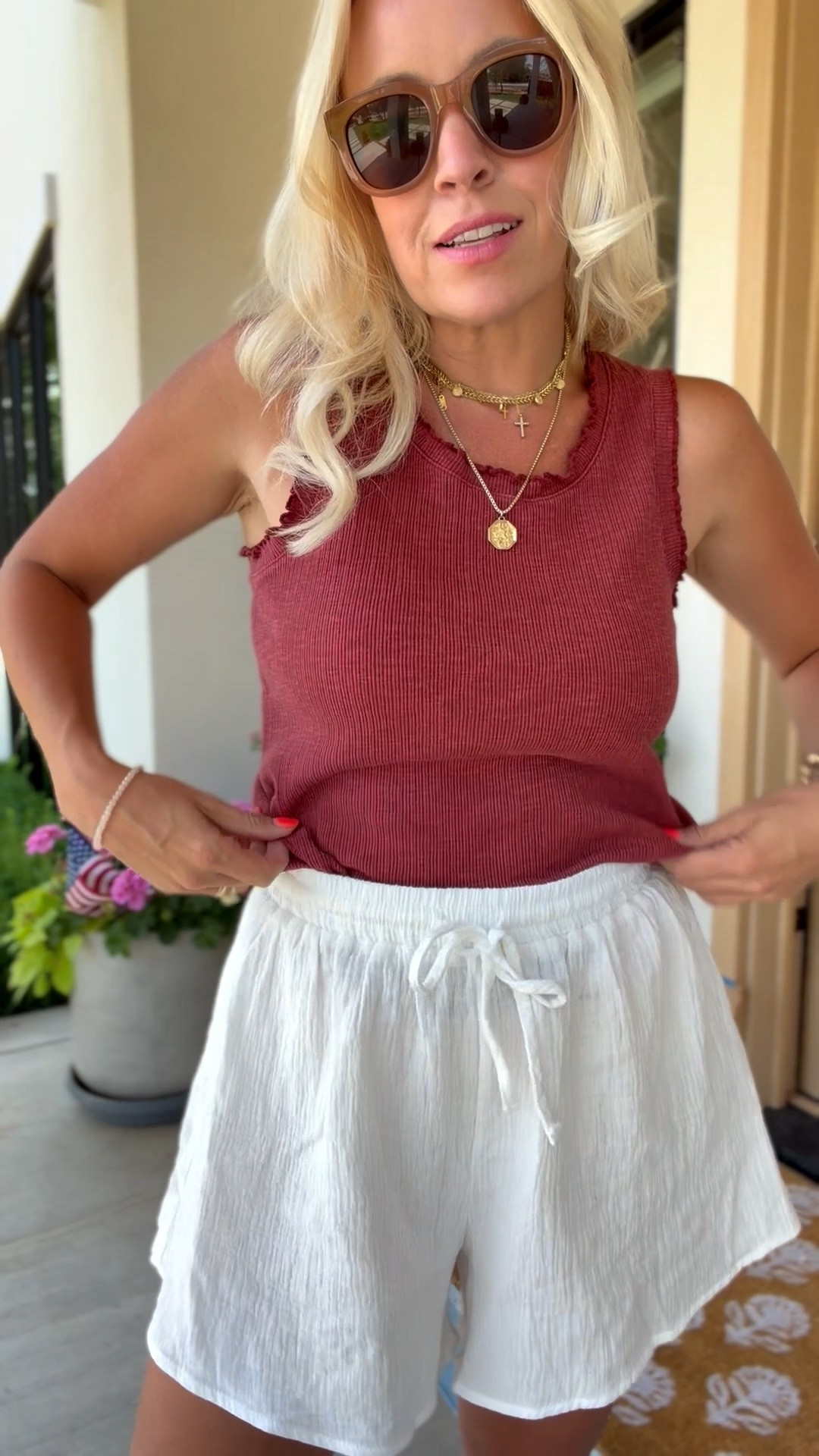 This tank is from target and I am obsessed! Size M

#LTKootd #LTKgrwm #LTKmomlife