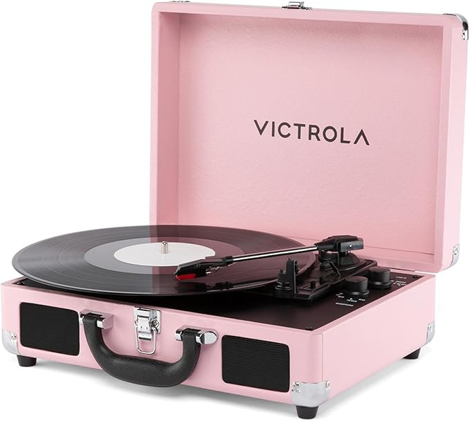 Victrola Journey II (2025 Model) – Bluetooth Suitcase Record Player – Built-in Stereo Speaker... | Amazon (US)
