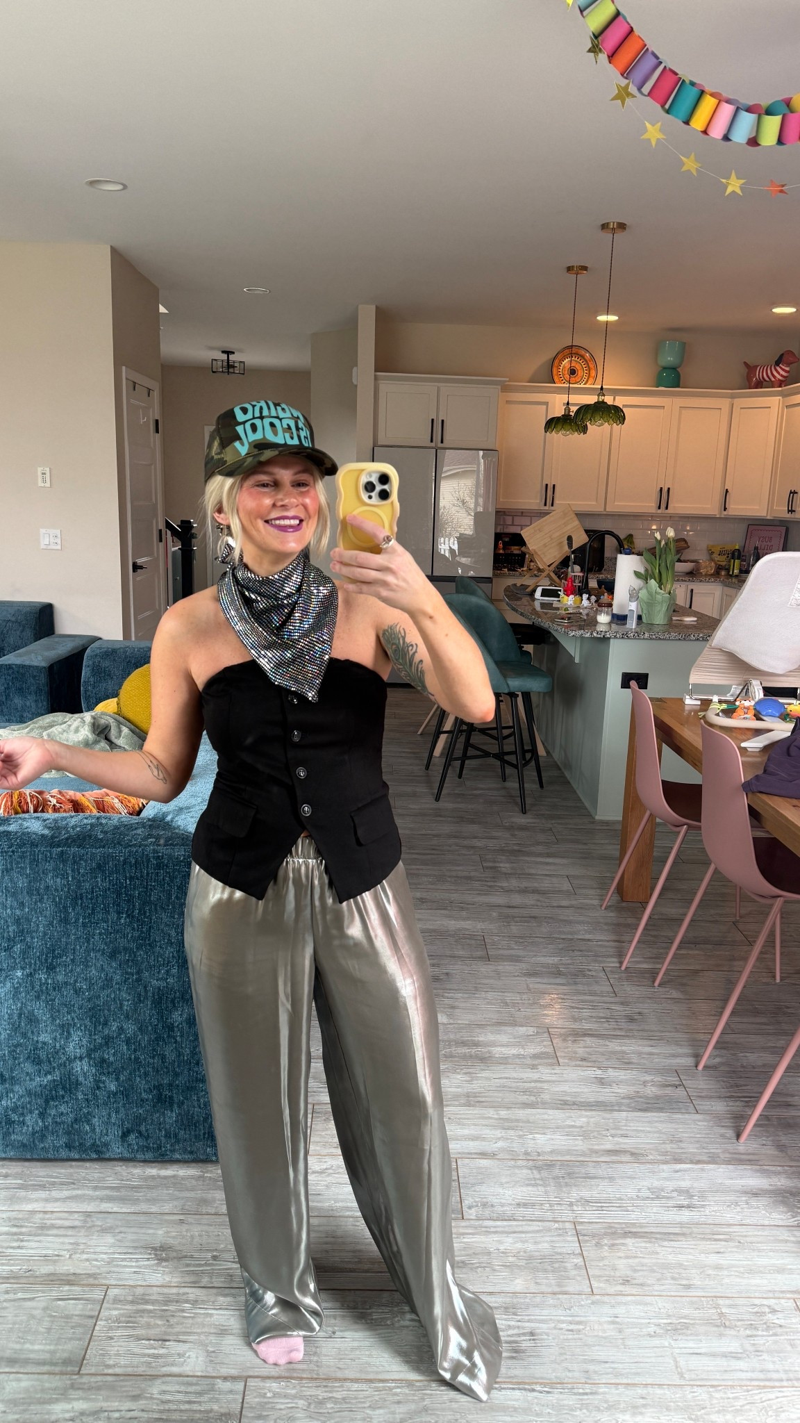 my pants were clearance at target— hat is dressed in lala 