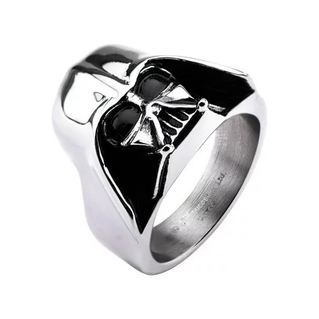 Darth Vader Polished Stainless Stel 3D Ring | Walmart (US)
