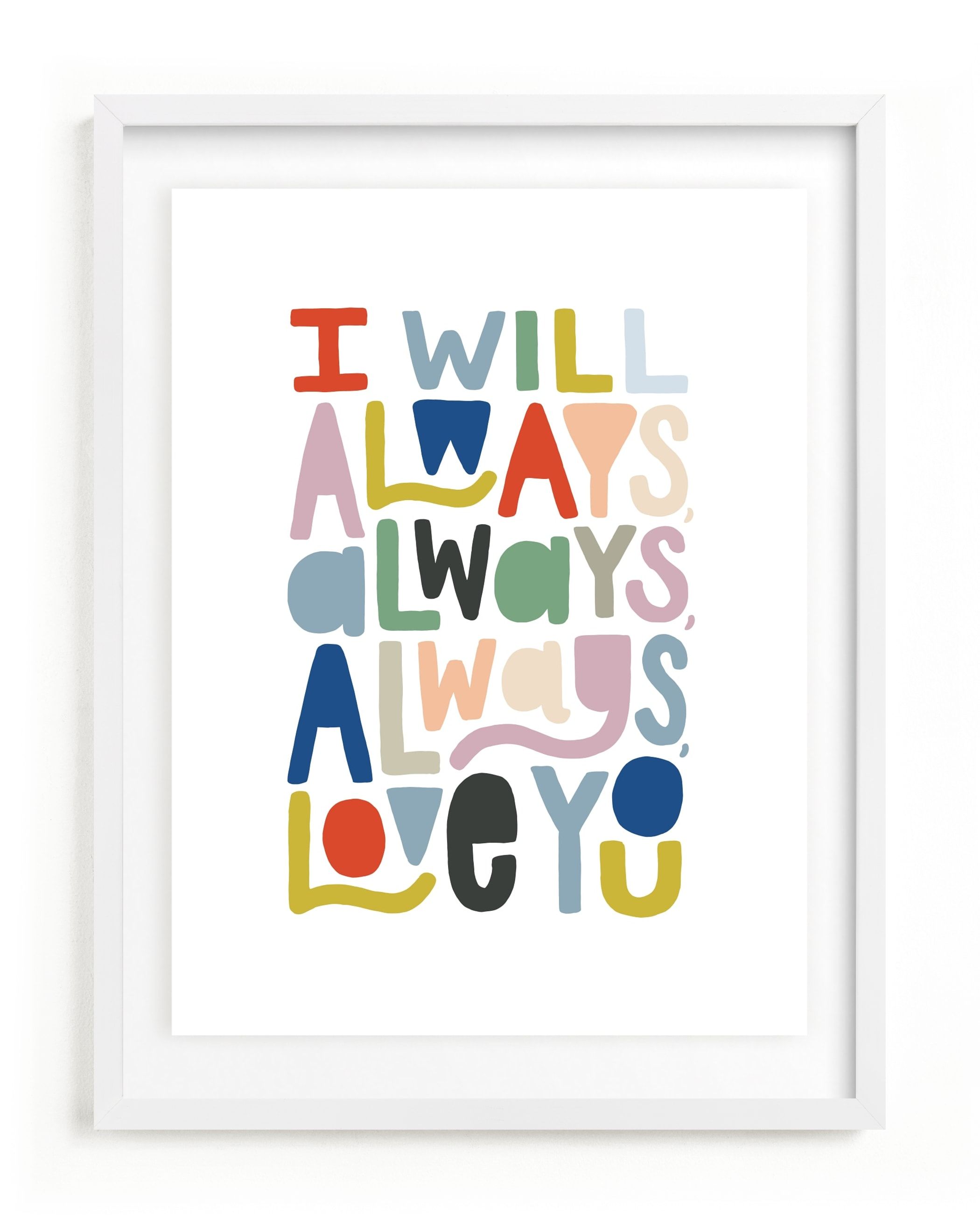 "Always Always" - Kids Open Edition Non-custom Art Print by Alethea and Ruth. | Minted