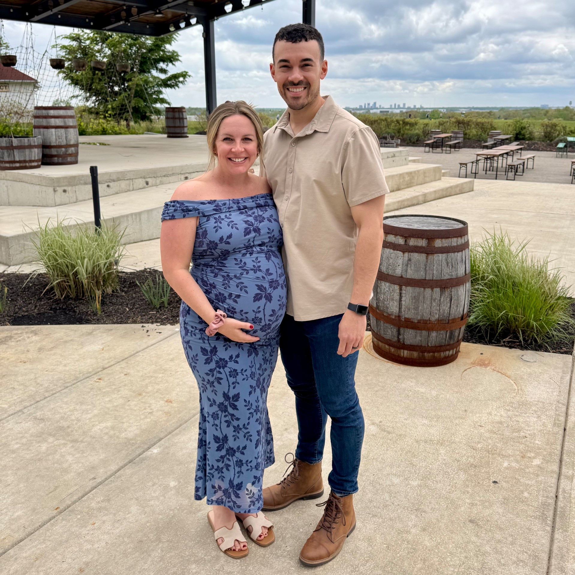 Baby shower 
Maternity (but not actually maternity) - comfortable! 
Mom to be 
Wedding 
Wearing a size M 

#LTKWedding #LTKBump