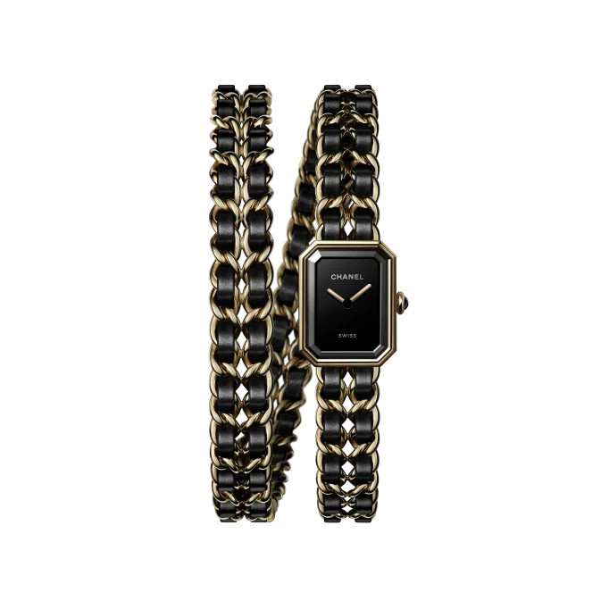 Première Iconic Chain Double Row Watch - Gold coating | CHANEL | Chanel, Inc. (US)