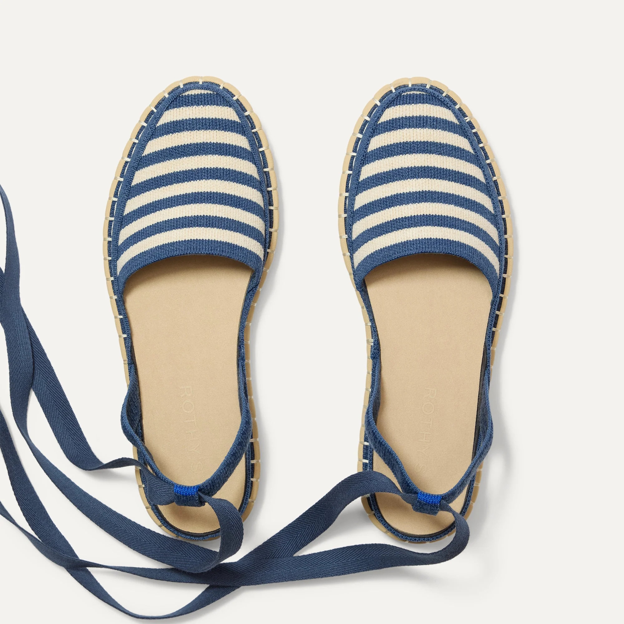 The D'Orsay Espadrille in Deep Sea Stripe | Rothy's | Rothy's