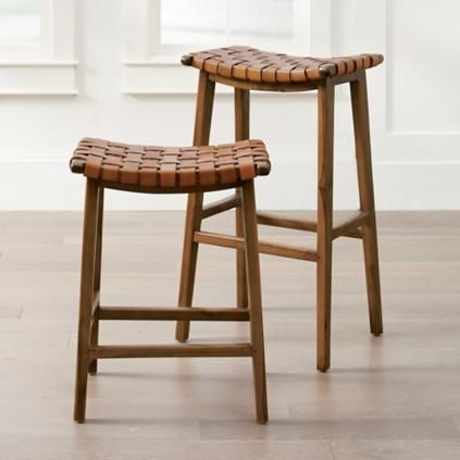 Augusto Backless Bar & Counter Stool | Grandin Road