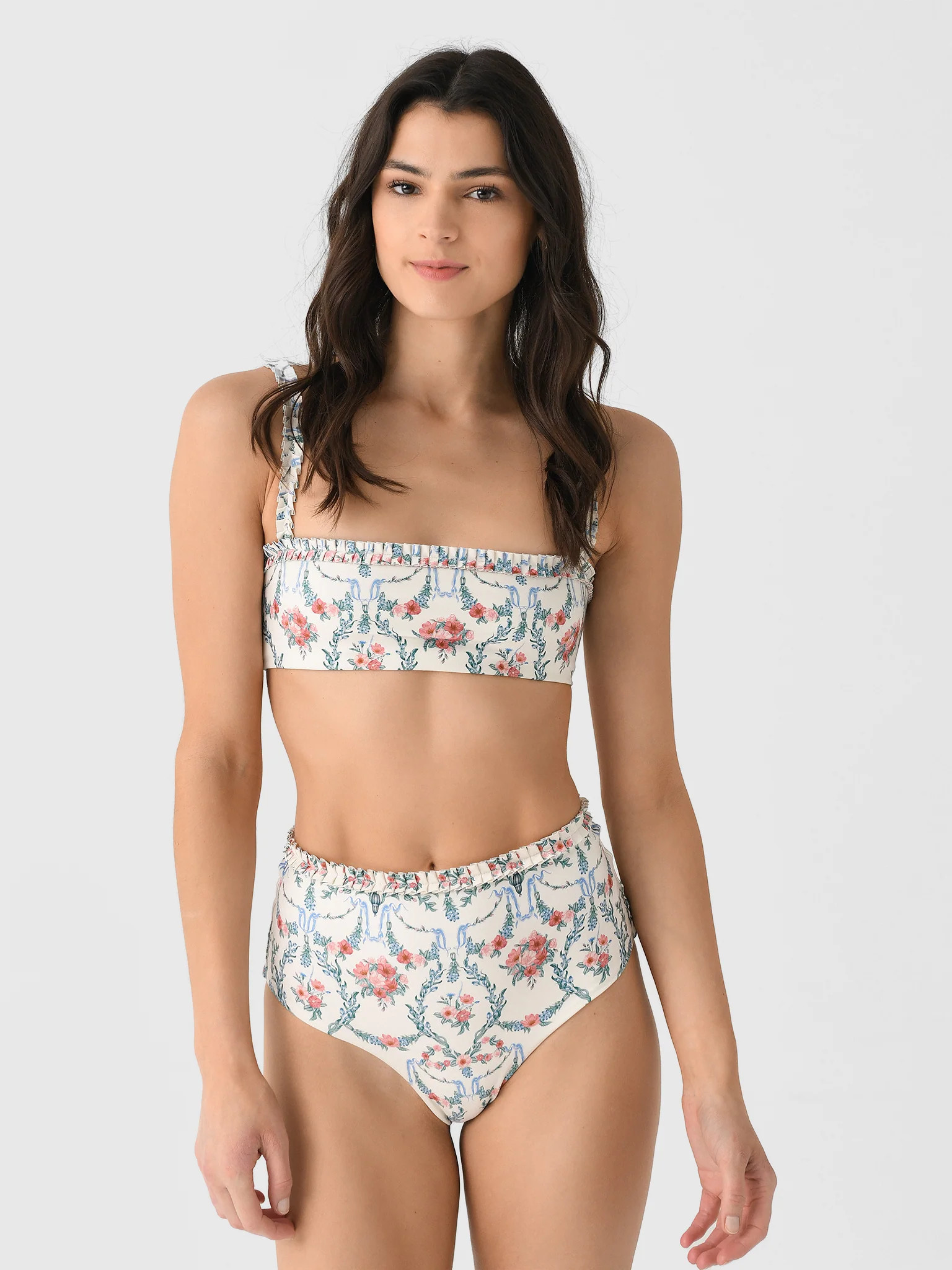 AGUA BY AGUA BENDITA
                      
                     Women's Olmo Mosqueta Bikini Top | Saint Bernard