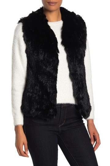 Genuine Rabbit Fur Vest | Nordstrom Rack
