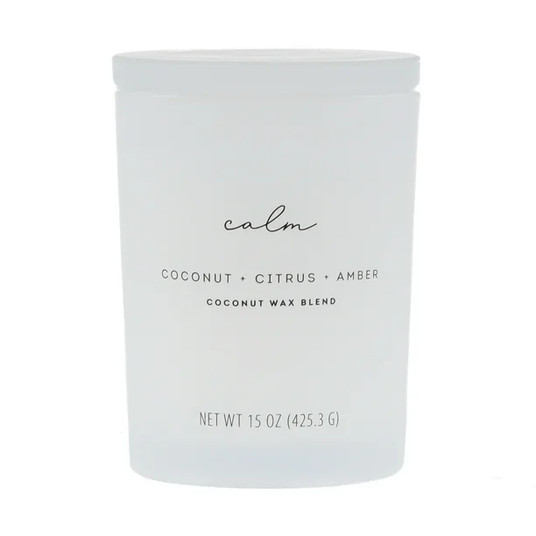 white calm candle