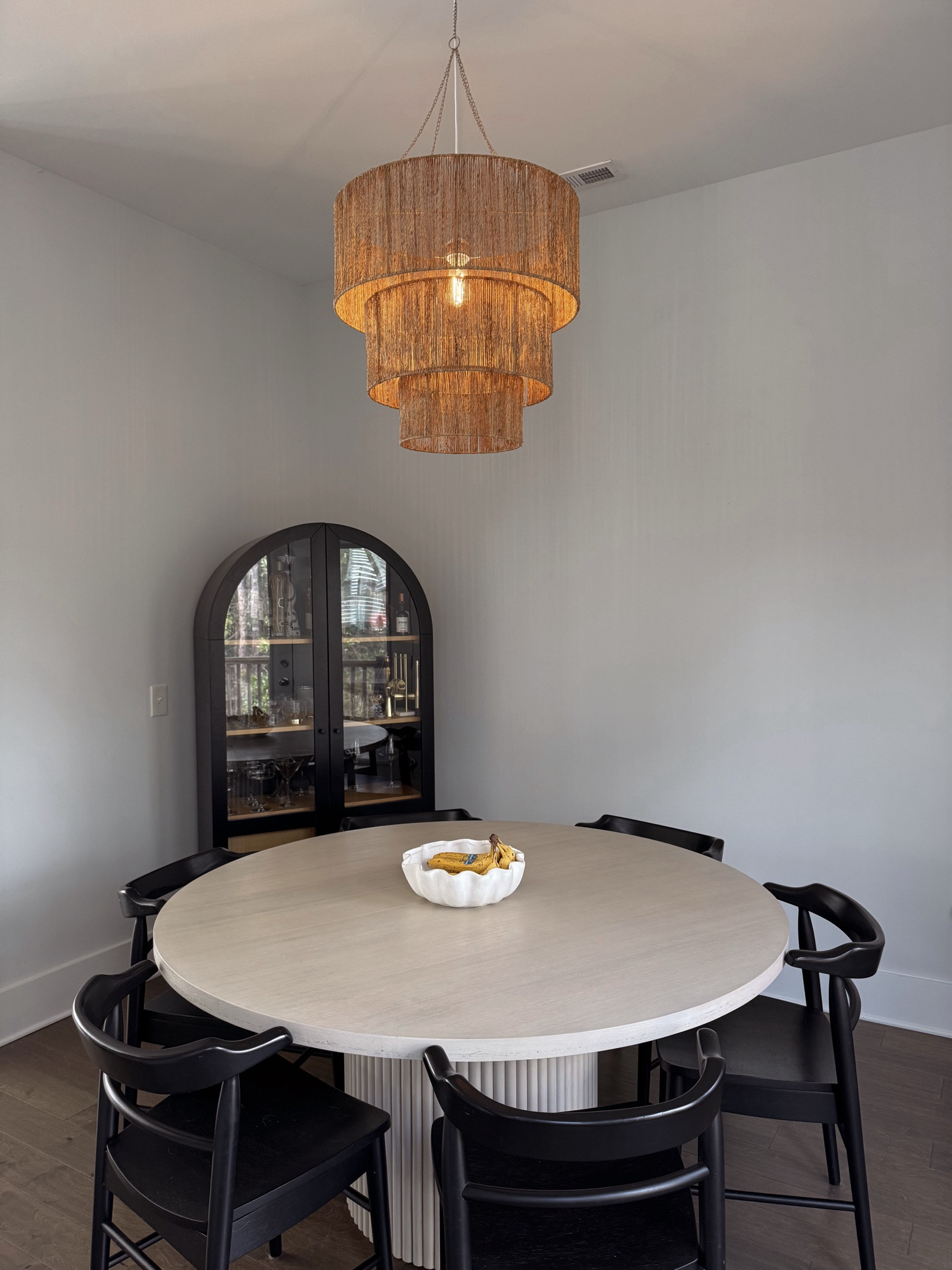 Lulu & Georgia table 
Lulu & Georgia pendant
Target chairs
Urban Outfitters cabinet

#LTKHome