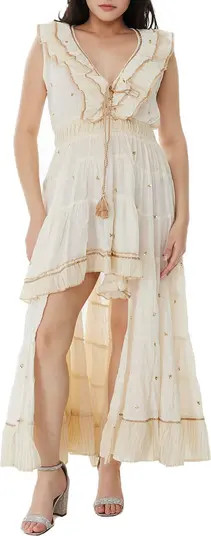RANEES Embellished Ruffle Coverup Dress | Nordstromrack | Nordstrom Rack