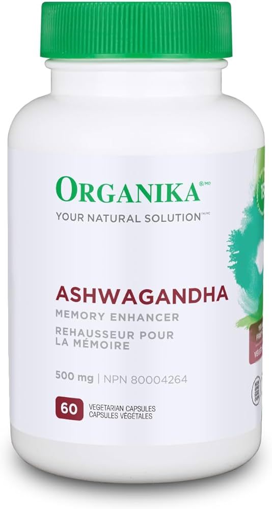 Organika Ashwagandha- Stress Relief, Sleep Aid, Mood Enhancement, Thyroid and Blood Sugar Balance... | Amazon (CA)