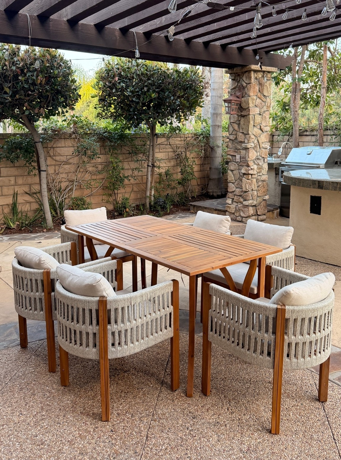 we have a outdoor dining set yay!!!

#LTKSeasonal #LTKHome