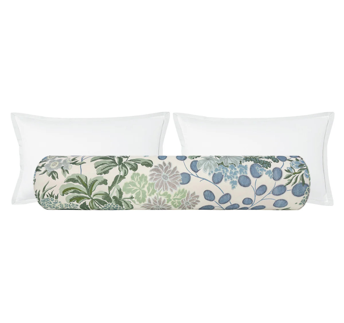 THE BOLSTER :: MEADOW // LAVENDER + BLUE | THIBAUT | LITTLE DESIGN LLC