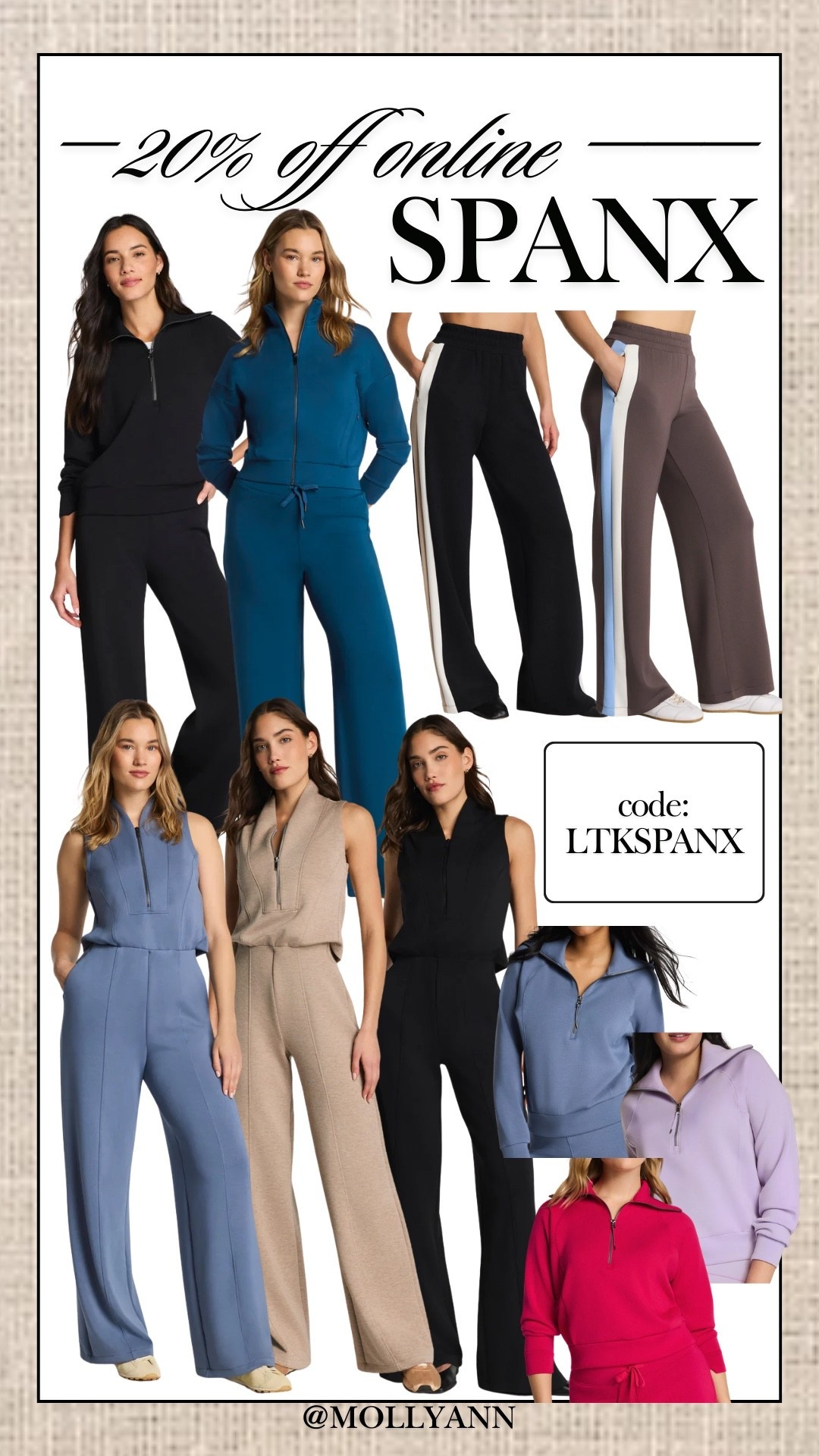 20% off of SPANX!! My favorite collection🤍
code: LTKSPANX

#LTKmomlife #LTKootd #LTKSaleAlert