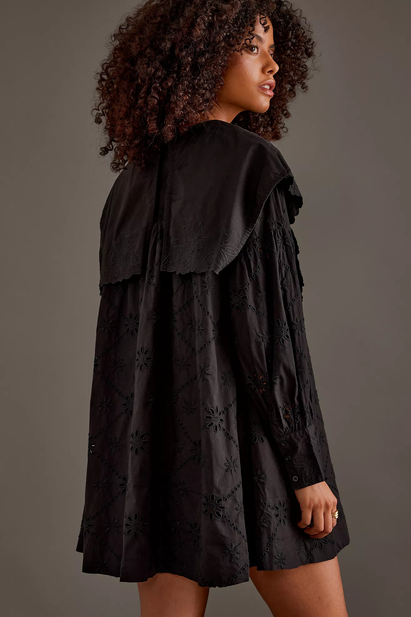 Damson Madder Clementine Collared Mini Dress | Anthropologie (UK)