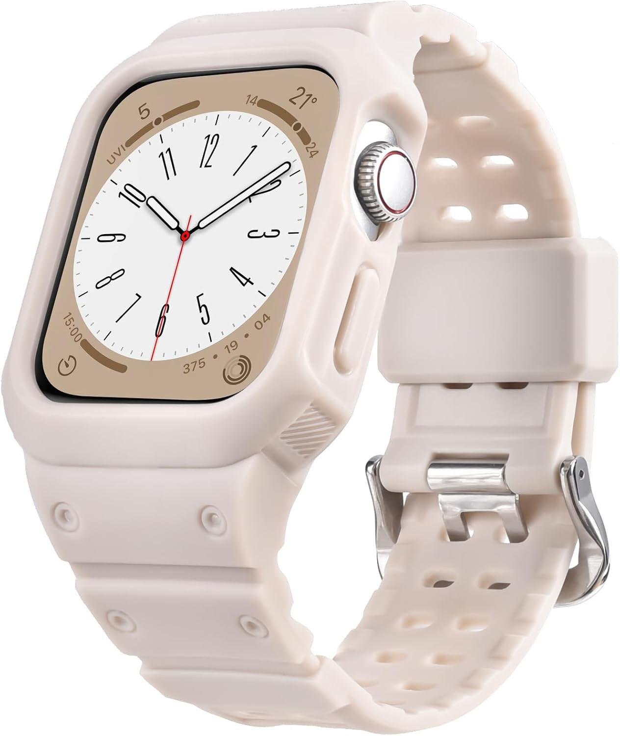 CRIS-BAND Apple Watch Bands for Women Men Rugged Bumper, Apple Watch Band 45mm 44mm 42mm 41mm 40m... | Amazon (US)