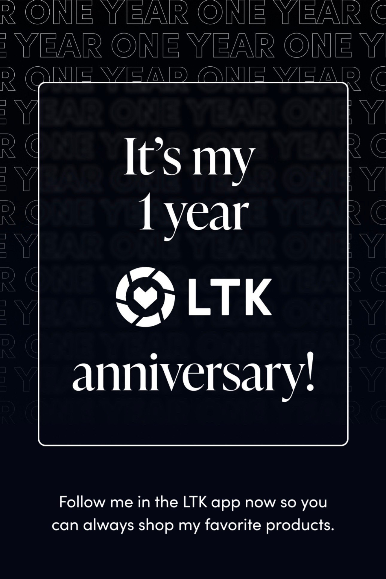ONE YEAR on LTK! 🥂✨

Today marks one year of sharing my favorite fashion finds, affordable pieces, and everyday style with you here. 🤍

I’m so grateful for every follow, like, click, purchase, and bit of support. This little corner has grown into something I’m incredibly proud of—and we’re just getting started! 🫶

Thank you for being here. Cheers to year TWO! 🥂✨

#LTKCreator #LTKStyle #FashionOver40 #AffordableFashion #ElevatedStyle

#LTKU #LTKvlog
