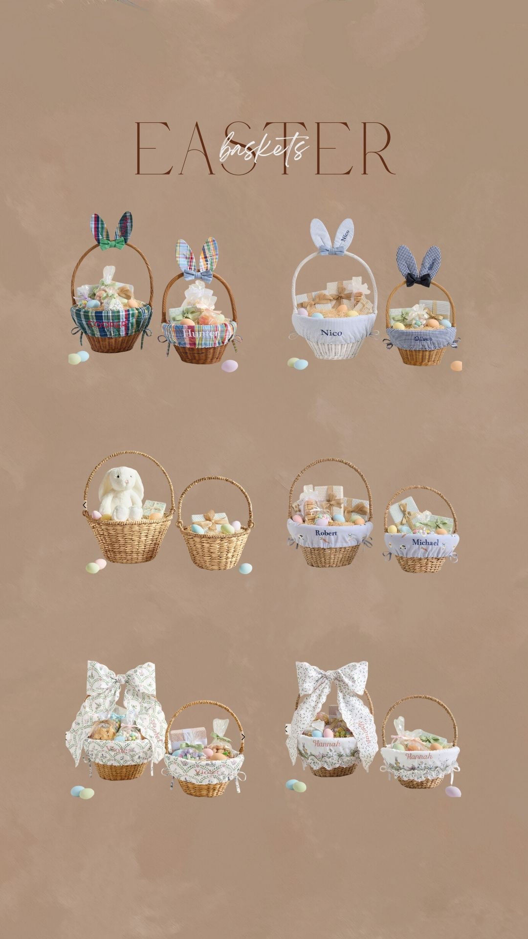 Easter baskets from pottery barn!

#LTKKids #LTKHome #LTKmomlife