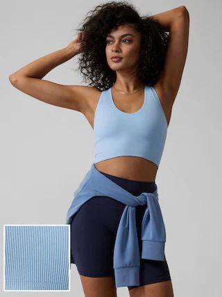 Aurora Crop Rib Tank | Athleta