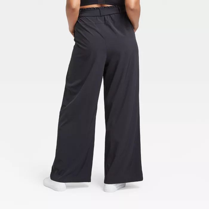 Women's Stretch Woven Wide Leg Pants 29.5" - All in Motion™ | Target